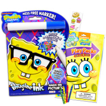 Spongebob Squarepants Kleurboek Set -- Spongebob Imagine Ink Boek met Magische Pen, Speelpakket met Activiteitenboek