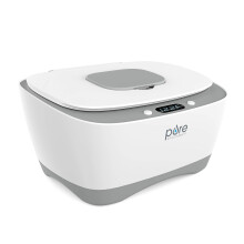 Purebaby Wipe plus chauffant avec affichage numerique - distributeur facile a alimenter avec 3 parametres de chaleur Affichage LCD 80 Capacite de