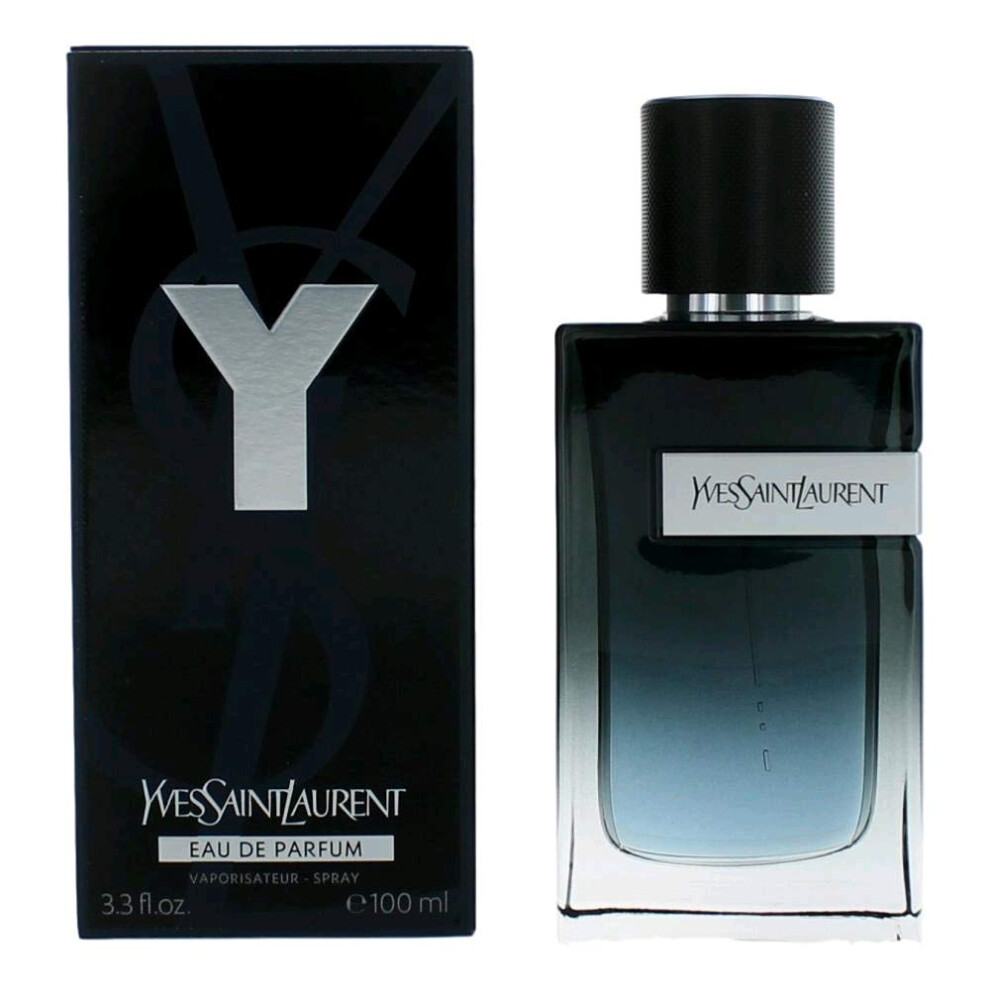 Yves Saint Laurent Y for Men Eau De Parfum Spray 3.3 Fl Ounce (Pack of 1)  Clean