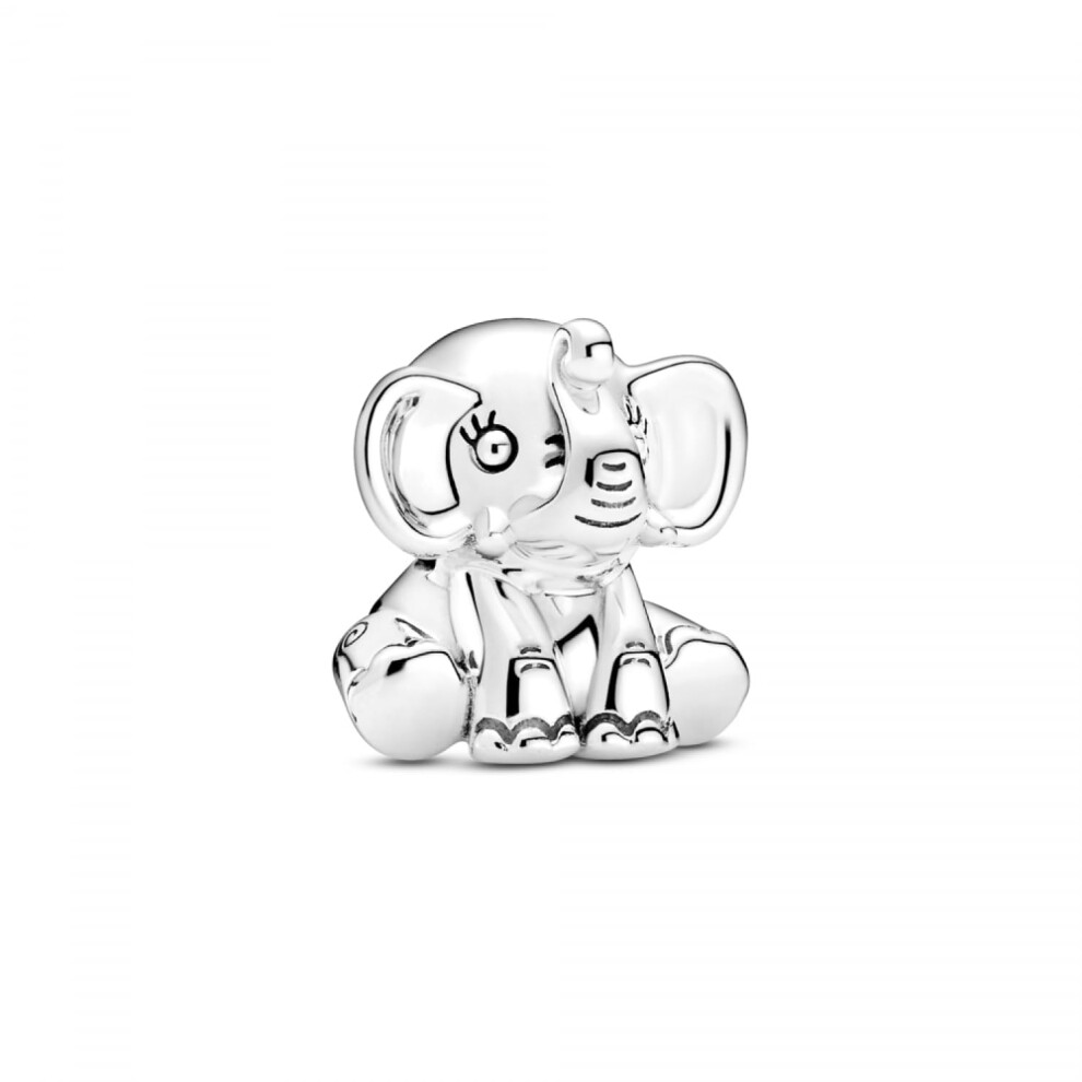 PANDORA Ellie the Elephant Charm - Compatible Moments Bracelets - Jewelry for Women - Gift for Women in Your Life - Made with Sterling Silver