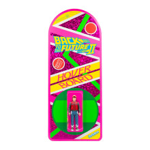 Super7 2020 SDCC De Volta Para o Futuro Parte 2 Marty McFly Com Hover Board Figura