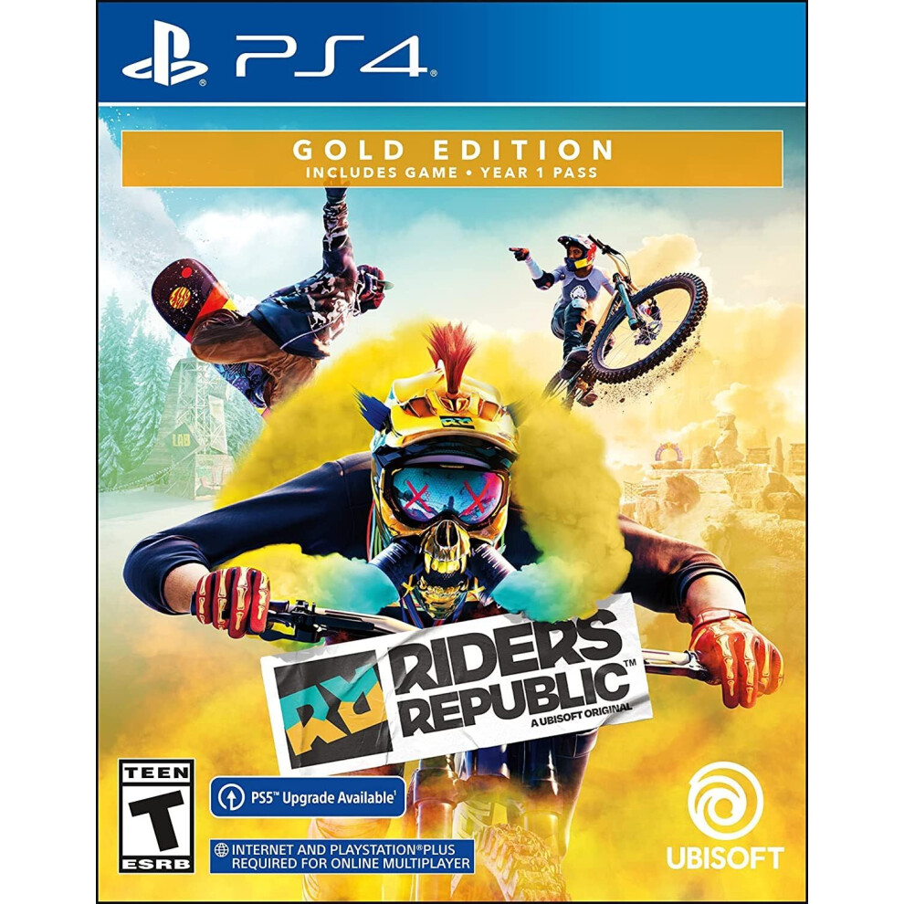 Riders Republic Playstation 4 Edition With Free Upgrade To The Digital Ps5 Version Gold 887256111182