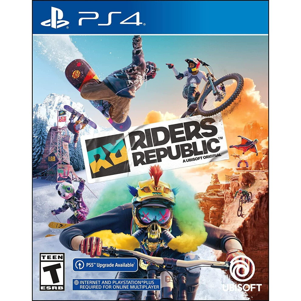 Riders Republic Playstation 4 Standard Edition With Free Upgrade To The Digital Ps5 Version 887256111175