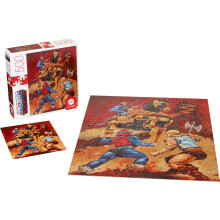 Mattel Games Masters of the Universe Jigsaw Puzzle 500 Teile & Mini-Poster mit He-Man & Skeletor