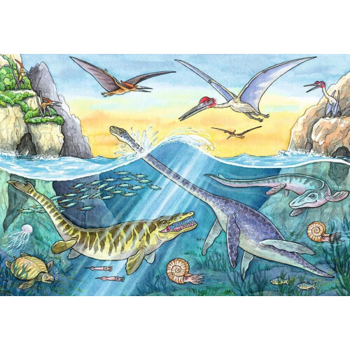 Ravensburger 2x24 Dinosaurer Puslespil 2