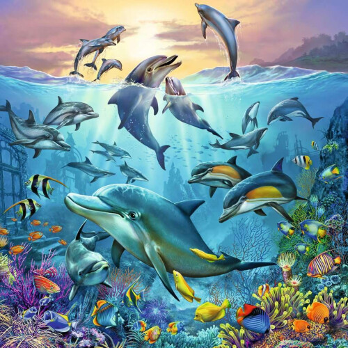 Ravensburger Ravensburger Παζλ Θάλασσα 3 x 49 Κομμάτια για Παιδιά - 05149 - Κάθε Κομμάτι Μοναδικό 2