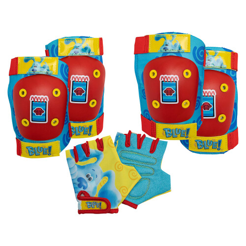 Nickelodeon Nickelodeon Blue's Clues & You! Πατίνια και Γάντια για Μωρά και Παιδιά, Μπλε/Κόκκινο/Κίτρινο