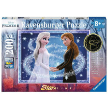Puzzel - RAVENSBURGER - Star Line XXL - 200 stukken - Glimlicht in het donker - Voor kinderen vanaf 8 jaar