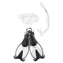 Máscara de Mergulho Speedo Unissexo Anti-Embaciamento com Cobertura Nasal, MSF Preto SIOC, Grande/X-Grande