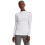 Under Armour Under Armour Dames Authentics Mock Neck T-Shirt, Wit (100)/Zwart, Groot 1