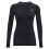 Under Armour Under Armour Maglietta a Maniche Lunga Donna Authentics, Nera (001)/Bianca, Grande 1