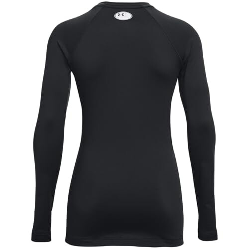 Under Armour Under Armour Maglietta a Maniche Lunga Donna Authentics, Nera (001)/Bianca, Grande 2