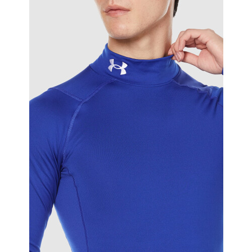 Under Armour Under Armour Herr ColdGear Armour Kompression Mock, Royal (400)/Vit, Medium 2