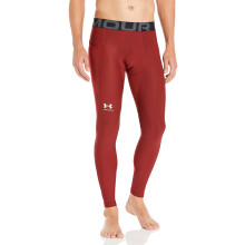 Under Armour Herrars HeatGear Armour Leggings, Cardinal (625)/Vit, X-Large