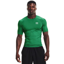 Under Armour Maglietta a Maniche Corte Compression HeatGear per Uomo, Team Kelly Green (305)/Bianco, XX-Large