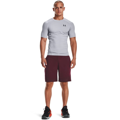 Under Armour Under Armour Ανδρικό HeatGear Compression T-Shirt, Mod Gray (011)/Black, Medium 1