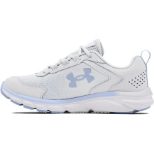 Under Armour Damernas Charged Assert 9, Halo Gray (112)/Isotope Blue, 10 US