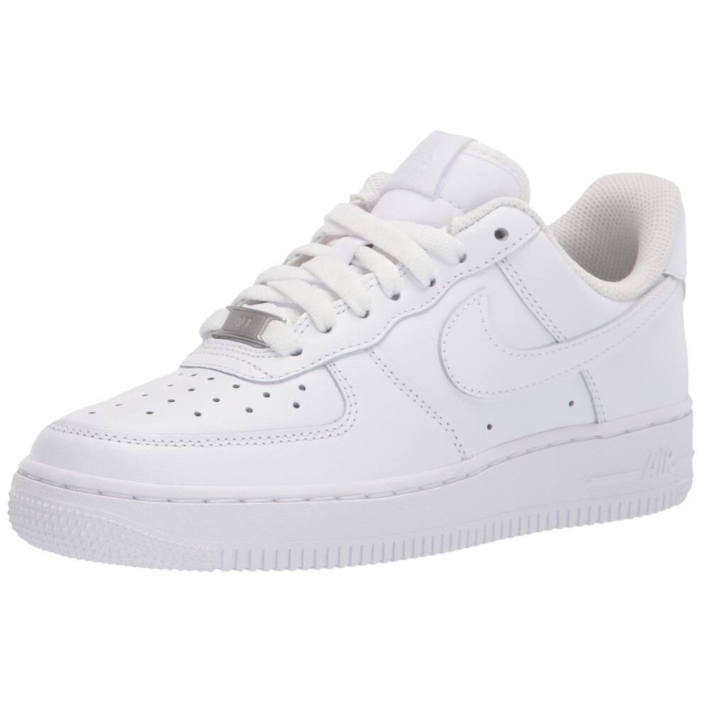 Nike Women Basketball Shoes  White Metallic Logo  14 US