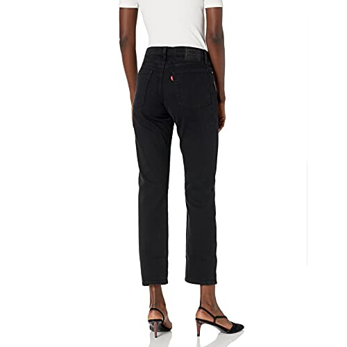 Levi's Levi's Vaqueros rectos Wedgie premium para mujer Black Sprout 31 2