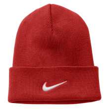 Nike unisex beanie met omslag (rood)