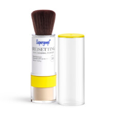 Supergo! (Re) Stlla in 100% mineralpulvertrngande - 0,15 oz - Makeupinstllning Pulver+ Bred spektrum SPF 35 PA +++ Solskyddsmedel - Med Cerami