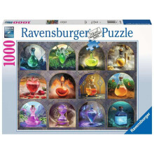 Ravensburger Puzzle Magico Pozioni 1000 Pezzi per Adulti - 16816 - Ogni Pezzo è Unico, Tecnologia Softclick