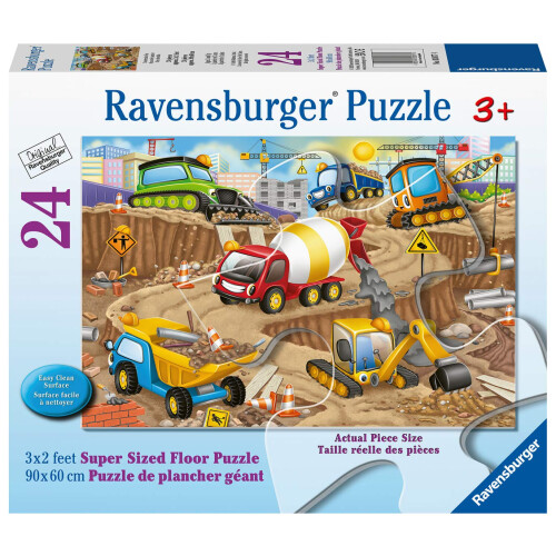 Ravensburger Ravensburger Puzzle de sol 24 pièces Construction Fun pour enfants - 03077 2