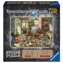 Ravensburger The Art Studio | 759-Delige Puzzel voor Volwassenen | Uniek Stuk Ontwerp | Premium Kwaliteit