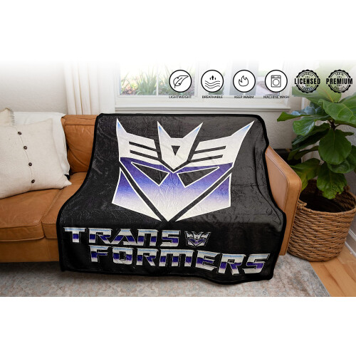 Transformers Transformers Hasbro Σημάδι Decepticon 80's Κινούμενα Σχέδια Εκτυπωμένο Μαξιλάρι Ρίψης 2
