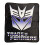Transformers Transformers Hasbro Σημάδι Decepticon 80's Κινούμενα Σχέδια Εκτυπωμένο Μαξιλάρι Ρίψης 1
