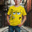 Nickelodeon Spongebob Squarepants Θυμωμένος Μιμητής Μεγάλο Τ-Shirt για Παιδιά - Μedium Κίτρινο 2