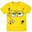 Nickelodeon Spongebob Squarepants Θυμωμένος Μιμητής Μεγάλο Τ-Shirt για Παιδιά - Μedium Κίτρινο 1