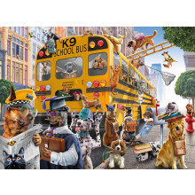 Ravensburger 12974 Puzzle pre deti Pet School Pals, 150 dielikov, ka d dielik je jedinecn , dieliky do seba perfektne zapadaj