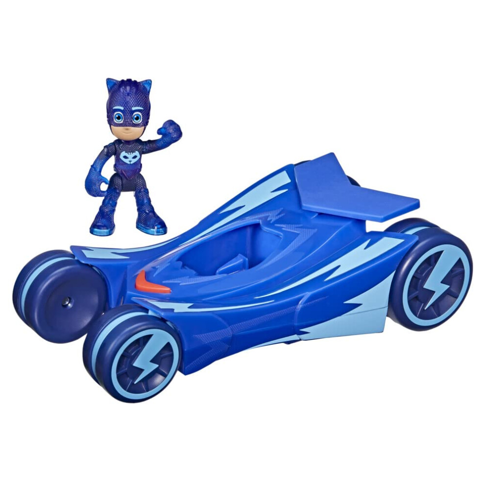 PJ Masks Glow & Go Cat-Car Preschool Toy Vehicle  Catboy Car Light Up Racer with Catboy Action Figure for Kids Ages 3 and Up-image-OPC-PFKX7D6-NEW