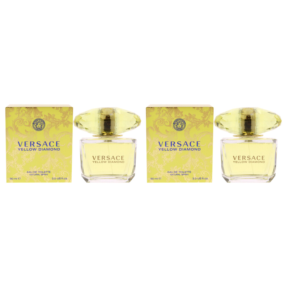 Photos - Women's Fragrance Versace Yellow Diamond by  for Women - 3 oz EDT Spray - Pack of 2 B08YD9HHHX 