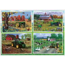 Ravensburger John Deere Classic 500-teiliges Groformat-Puzzle fr Erwachsene 16837 jedes Teil ist einzigartig. Softclick-Technologie sorgt dafr