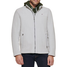 Chaqueta Polar con Cremallera delantera Tommy Hilfiger para Hombre, Hielo, 4X-Large Alto