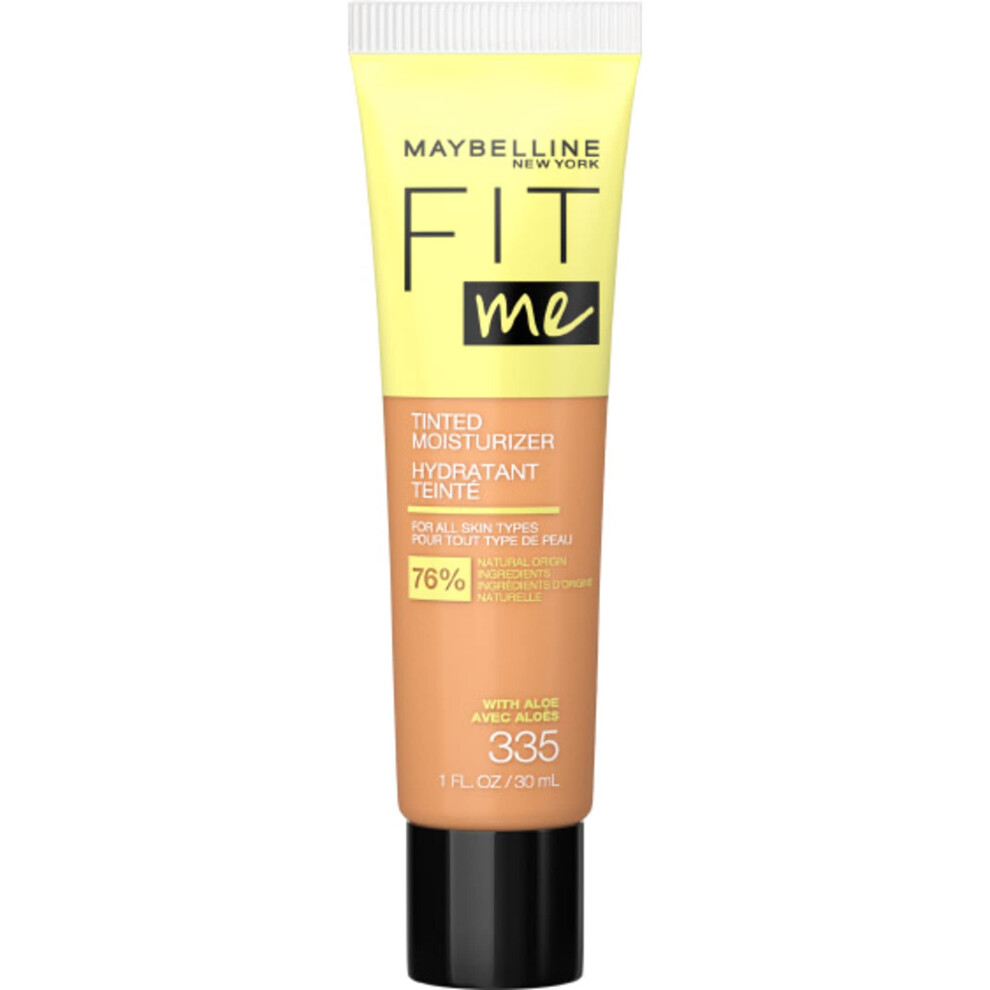 Maybelline Fit Me Tinted Moisturizer  Natural Coverage  Face Makeup  335  1 Count