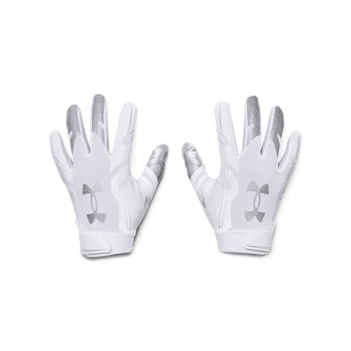 Under Armour Γάντια Ποδοσφαίρου Under Armour F8 Ανδρικά , (100) / Λευκό / Μεταλλικό Ασημί , Μικρό