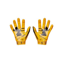 Under Armour Men's F8 Football Gloves , (750) / Steeltown Gold / Black , XX-Large