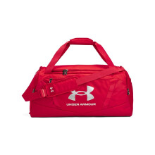 Under Armour Unisex-Adult Undeniable 5.0 Duffle , Red (600)/Metallic Silver , One Size Fits Most