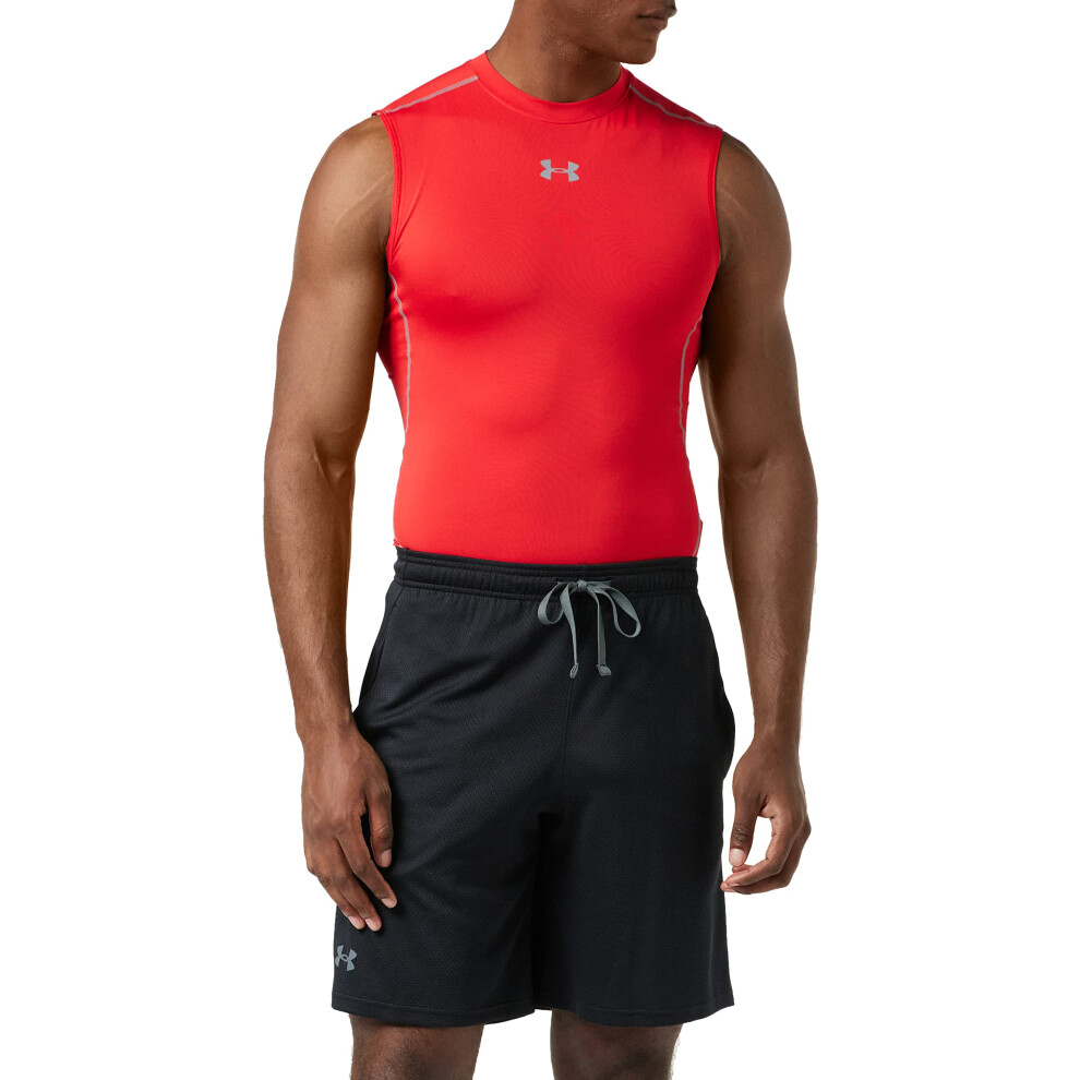 Under Armour mens Tech Mesh Shorts   Black (001)Pitch gray   4X-Large Tall