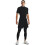 Under Armour Under Armour Ανδρική Μπλούζα HeatGear Armour Comp Mock Μαύρη (001)/Λευκή, Μεσαία 4