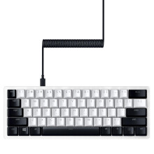 Razer PBT KeyCap + Coiled Cable Upgrade Set: Hllbar dubleshot PBT - Universal Compatibility - KeyCap Removal Tool & Stabilizers - Tactically Coi