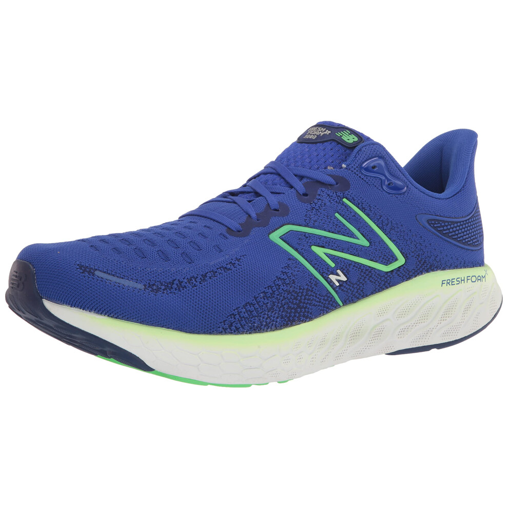 New Balance Men's Fresh Foam X 1080 V12 Running Shoe  Infinity Blue/Green Apple/Vibrant Spring  7 Wide