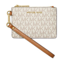Michael Kors Jet Set Kleines M nzgeldb rse, Vanille, Einheitsgr e
