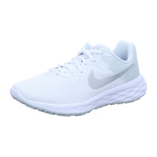 NIKE Women's Race Running Shoe White MTLC Silver Pure Platinum 8
