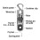 Nite Ize Nite Ize DoohicKey Ratchet Key Tool - Πολυεργαλείο με Καραμπίνερ 3