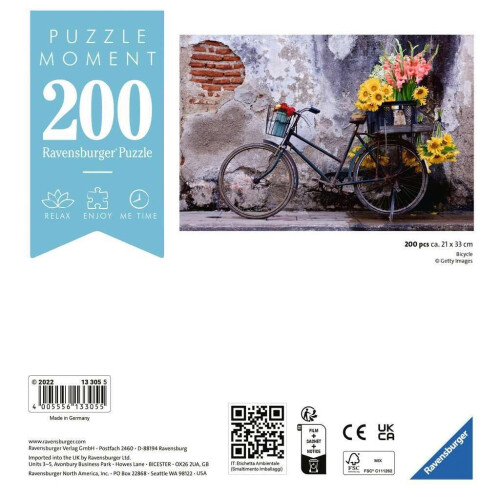 Ravensburger Ravensburger Puzzle Moment: Ποδήλατο | 200-κομμάτι Παζλ για Ενήλικες και Παιδιά 1