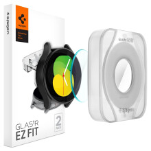 Spigen Tempered Glass Screen Protector [GlasTR EZ FIT] ontworpen voor Galaxy Watch 5 (44mm) / Galaxy Watch 4 (44mm) - 2-pack
